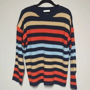Kirundo Striped Cable Knit Sweater